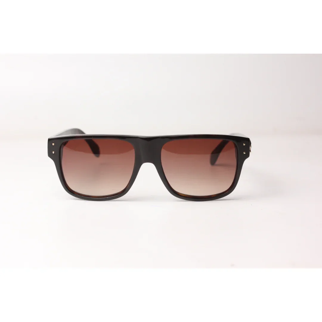 Alexander Mcqueen - AMQ 4180/S - Tortoise - Brown - Gradient - Acetate - Square - Premium Sunglasses - Eyewear - Image 2