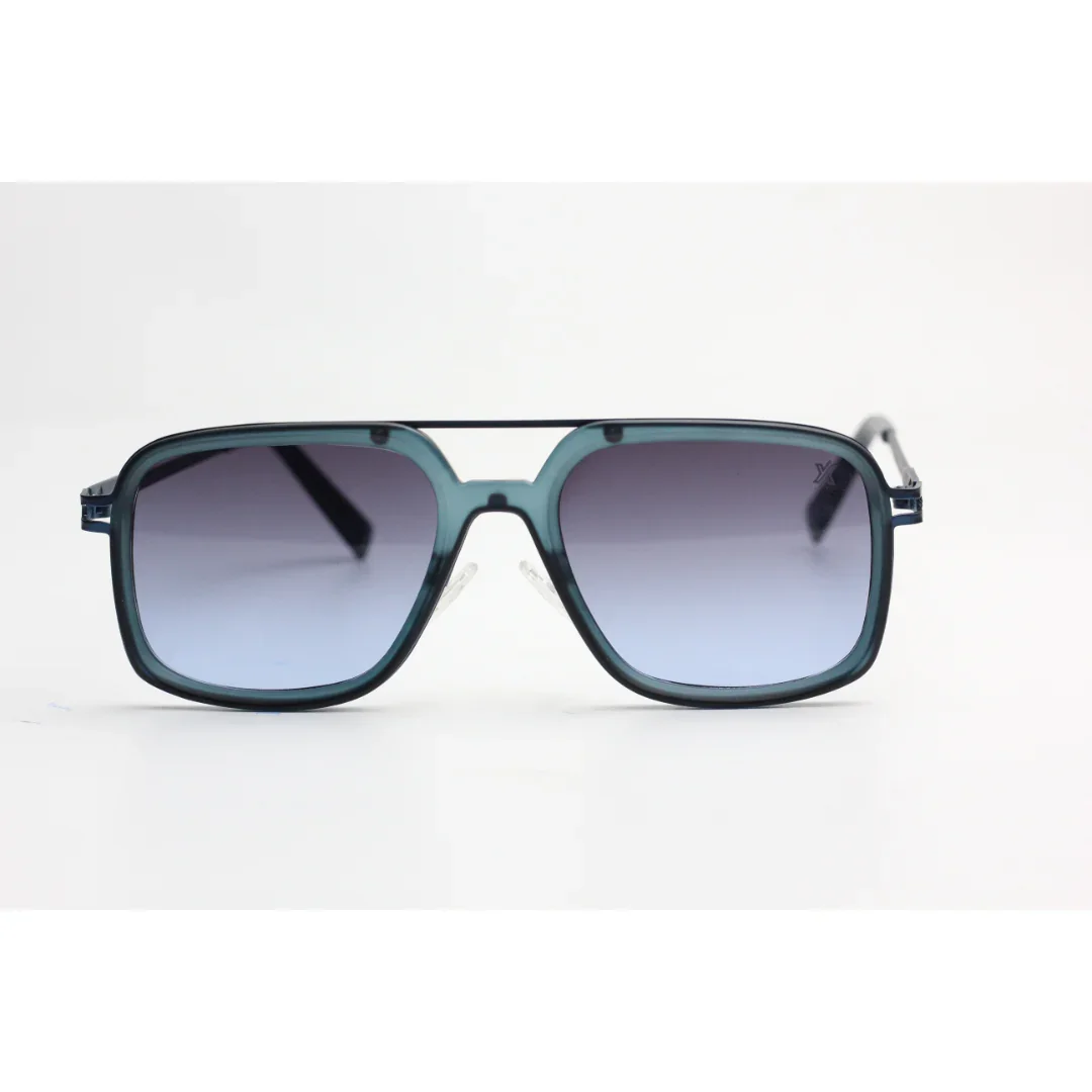 ALPHA - Metal - Acetate - Double Bridge - Square - Sunglasses - XSHADES Eyewear - Image 11