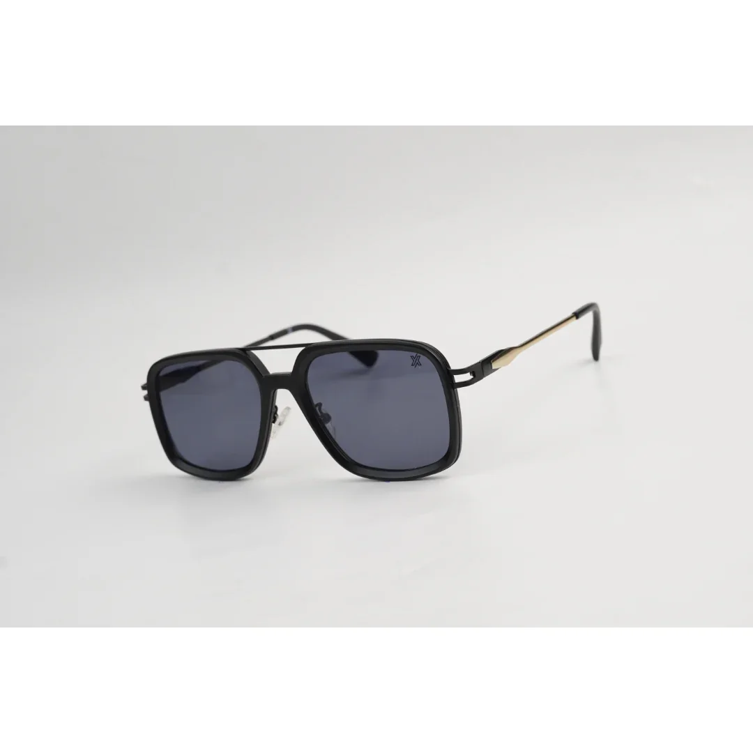 ALPHA - Metal - Acetate - Double Bridge - Square - Sunglasses - XSHADES Eyewear - Image 4