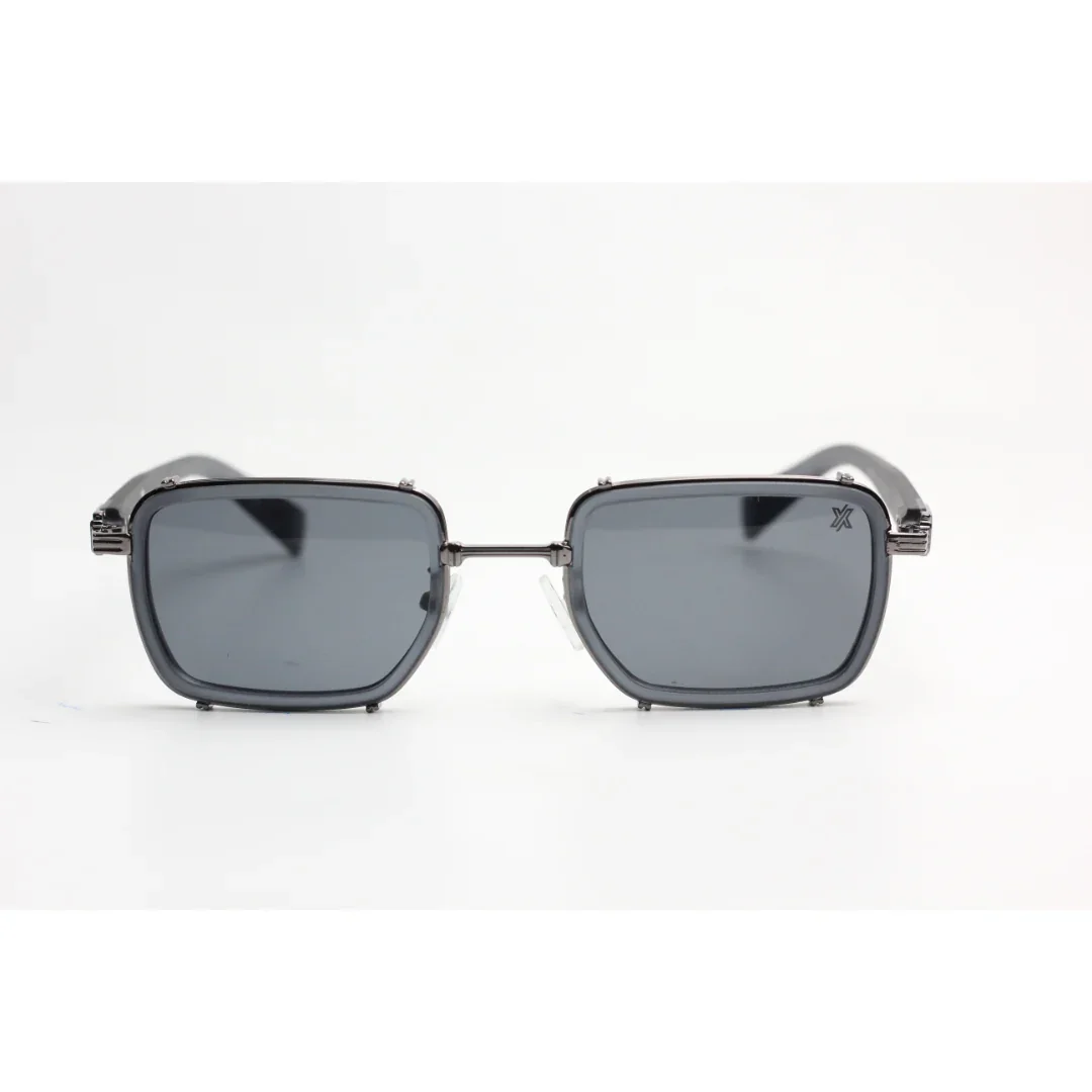 Balmain - Acetate - Metal - Rectangle - Square - Sunglasses - Eyewear - Image 2