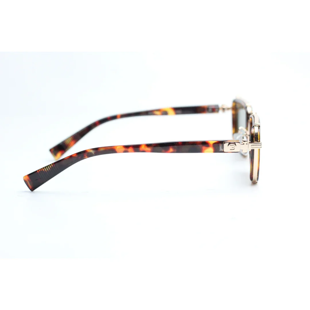 Balmain - Acetate - Metal - Rectangle - Square - Sunglasses - Eyewear - Image 6