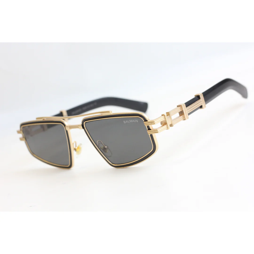 Balmain - BA50 - Metal - Acetate - Geometric - Rectangle - Sunglasses - Eyewear
