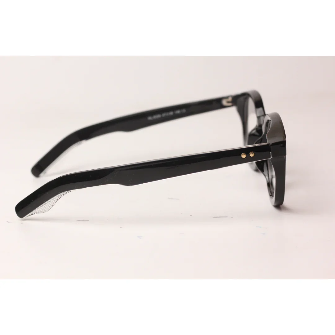 BOLDOZ - M580 - Black - Acetate - Bold - Round - Optics – Eyewear - Image 3