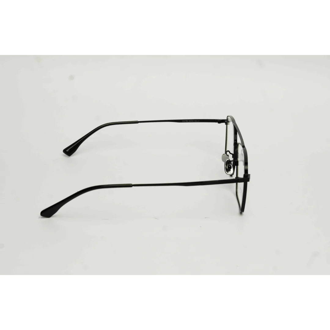 Bolien - 2198 - Double Bridge - Metal - Rectangle - Optics - Eyewear - Image 3