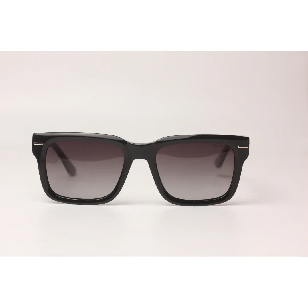Calvin Klein - Polarized - Black - Acetate - Rectangle - Premium Sunglasses - Eyewear - Image 2