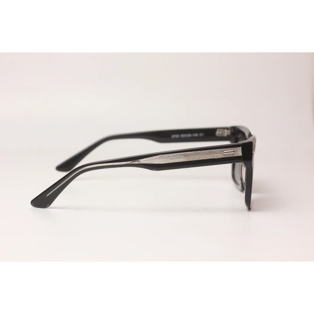 Calvin Klein - Polarized - Black - Acetate - Rectangle - Premium Sunglasses - Eyewear - Image 3