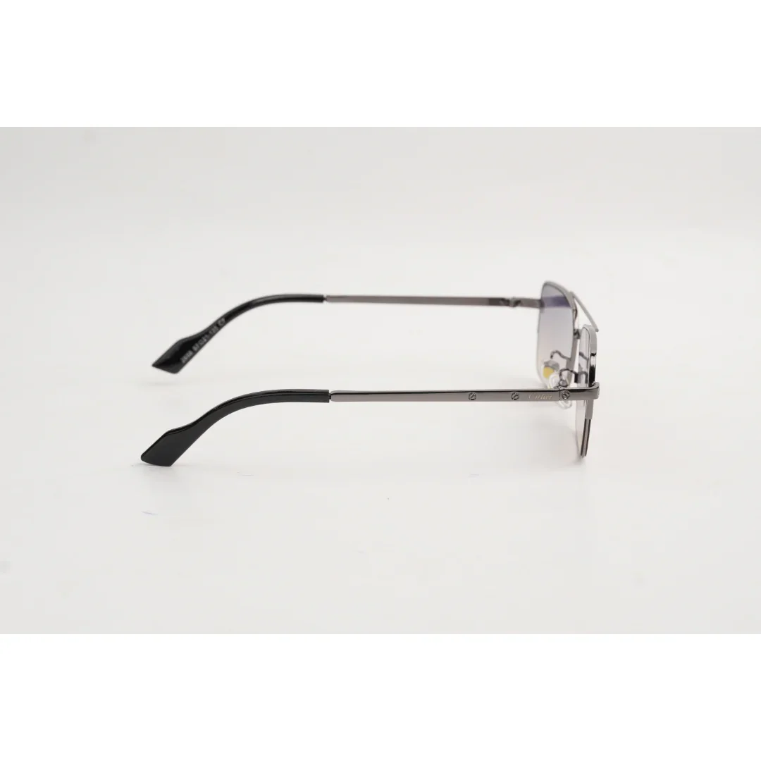 Cartier - 2658 - Vintage - Half Rim - Metal - Rectangle - Sunglasses - Eyewear - Image 15