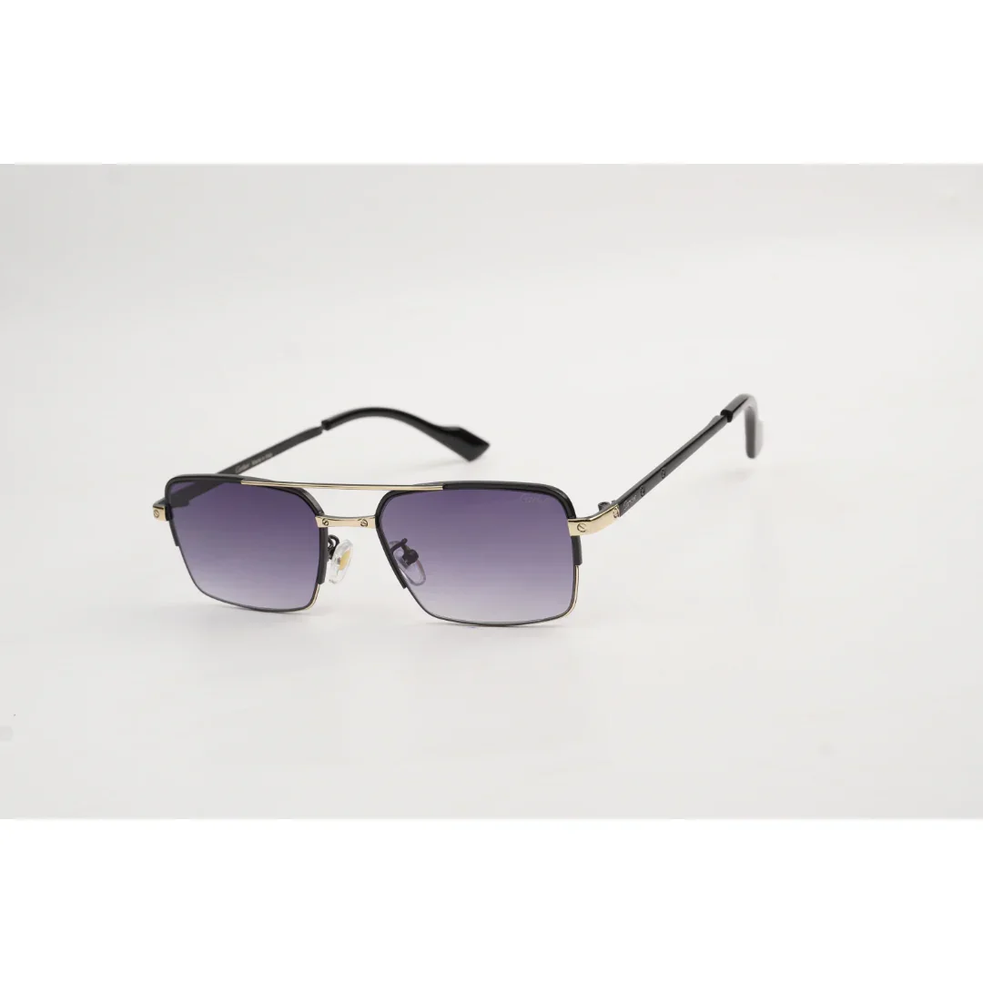 Cartier - 2658 - Vintage - Half Rim - Metal - Rectangle - Sunglasses - Eyewear - Image 4