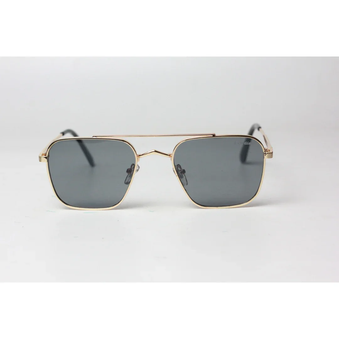 Cartier - 686 - Metal - Double Bridge - Square - Sunglasses - Eyewear - Image 5