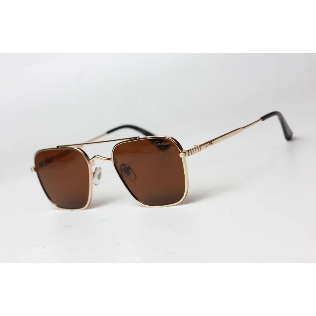 Cartier - 686 - Metal - Double Bridge - Square - Sunglasses - Eyewear - Image 7