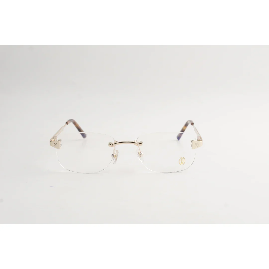 Cartier - CT0315-18 - Rimless - Metal - Rectangle - Premium Optics - Eyewear - Image 2