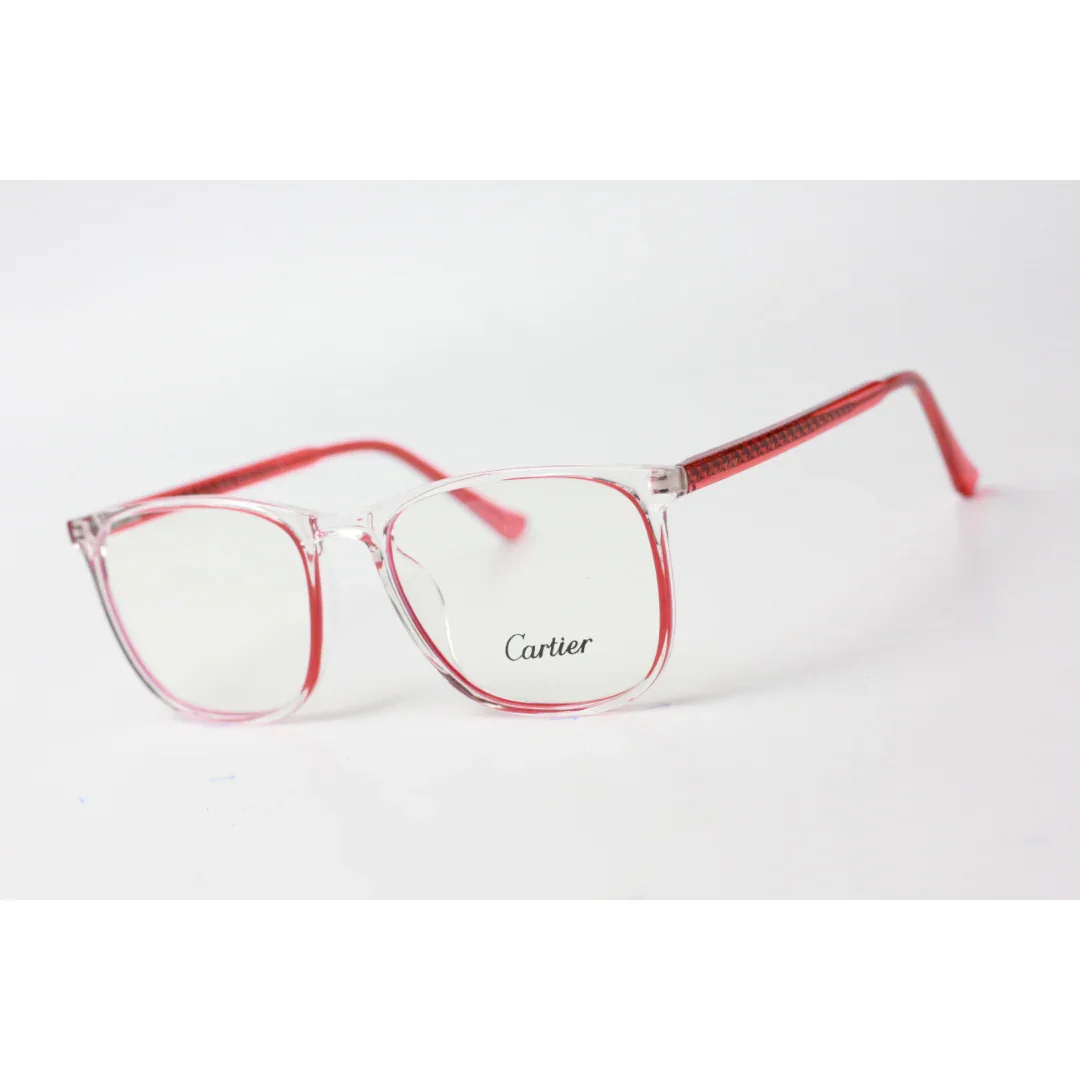 Cartier - Glow Rim - 1880 - White Transparent - Acetate - Square - Optics - Eyewear - Image 13