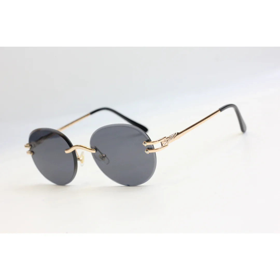 Cartier - R99 - Rimless - Metal - Round - Sunglasses - Eyewear - Image 10