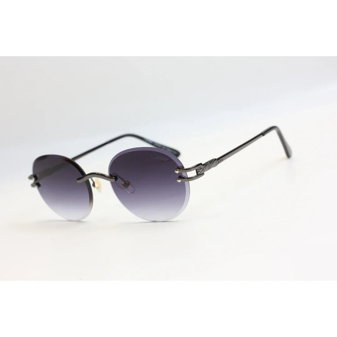 Cartier - R99 - Rimless - Metal - Round - Sunglasses - Eyewear - Image 13