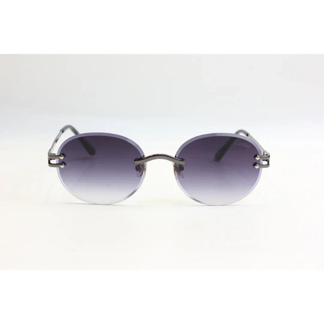 Cartier - R99 - Rimless - Metal - Round - Sunglasses - Eyewear - Image 14
