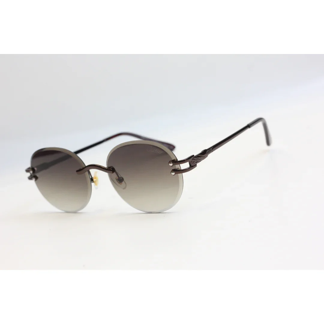 Cartier - R99 - Rimless - Metal - Round - Sunglasses - Eyewear - Image 16