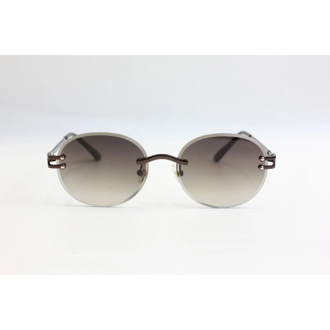 Cartier - R99 - Rimless - Metal - Round - Sunglasses - Eyewear - Image 17