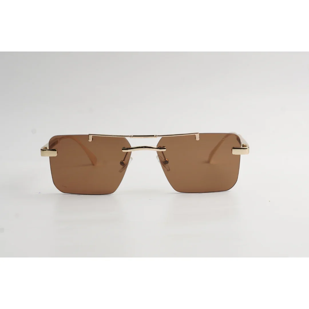 Cartier - RM90  - Classic - Golden - Double Bridge - Rimless - Metal - Rectangle - Sunglasses - Eyewear - Image 17