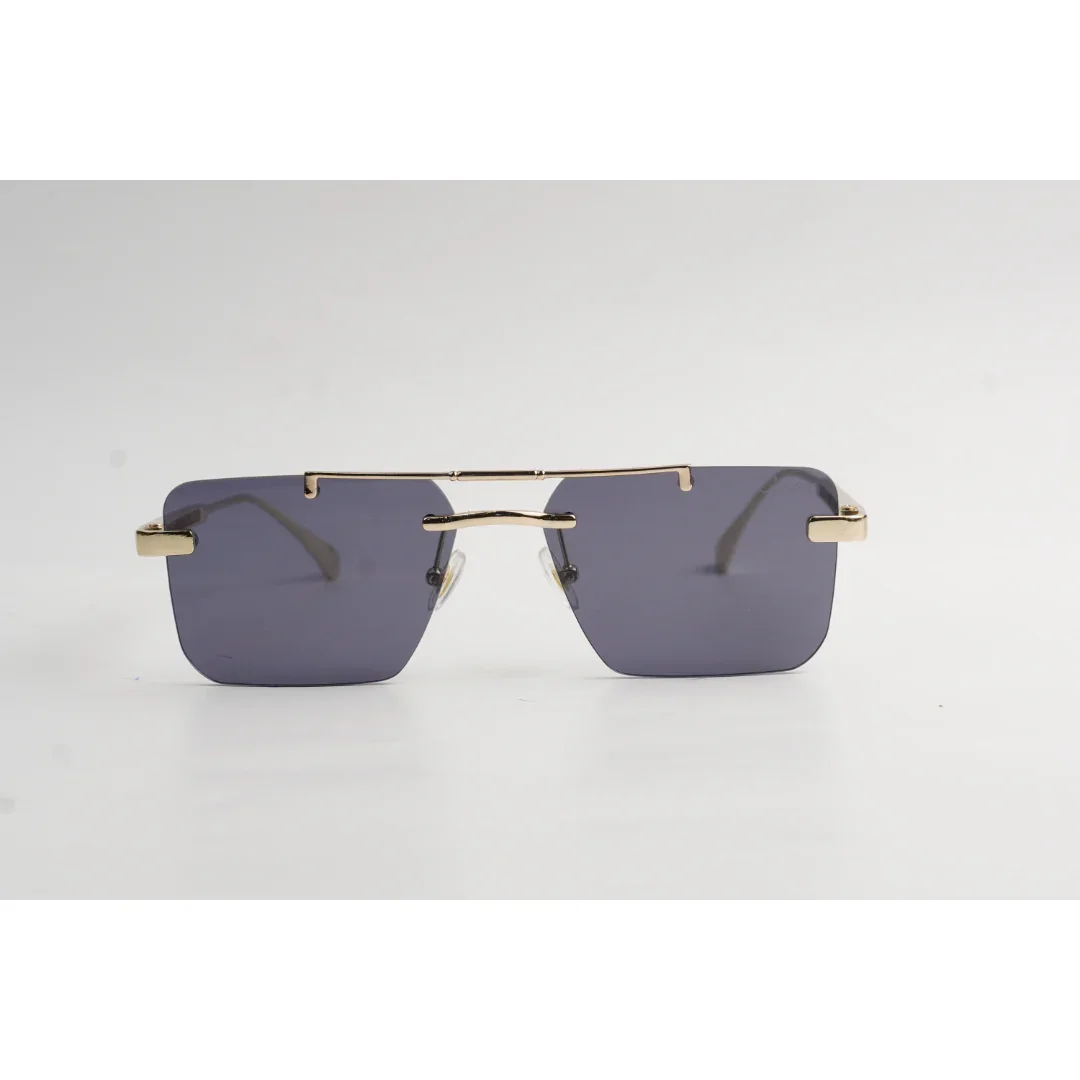 Cartier - RM90  - Classic - Golden - Double Bridge - Rimless - Metal - Rectangle - Sunglasses - Eyewear - Image 2