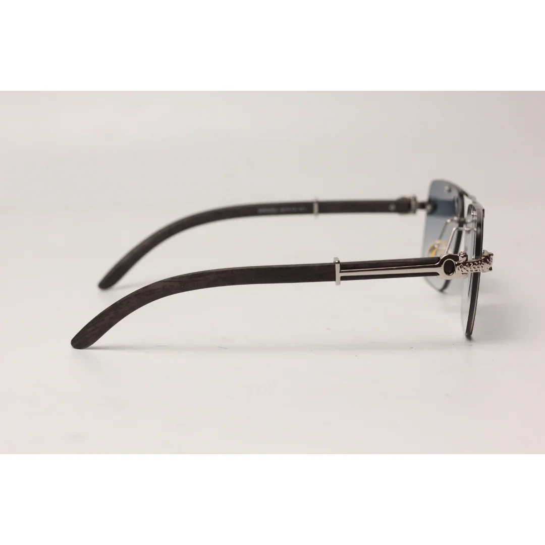 Cartier - RR41 - Double Bridge - Rimless - Metal - Rectangle - Sunglasses - Eyewear - Image 12