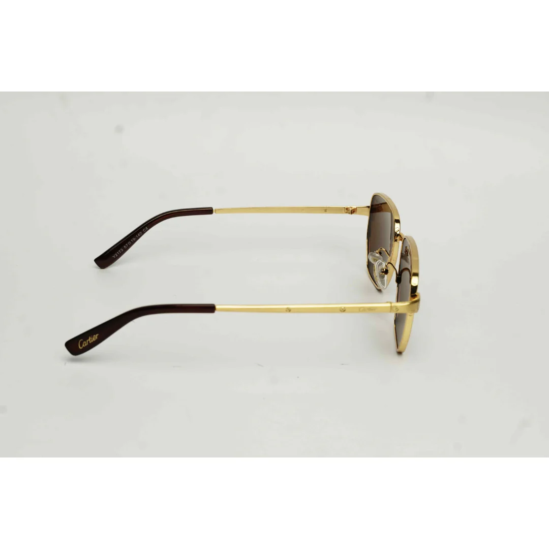 Cartier - Y2173 - Metal - Round - Sunglasses - Eyewear - Image 6