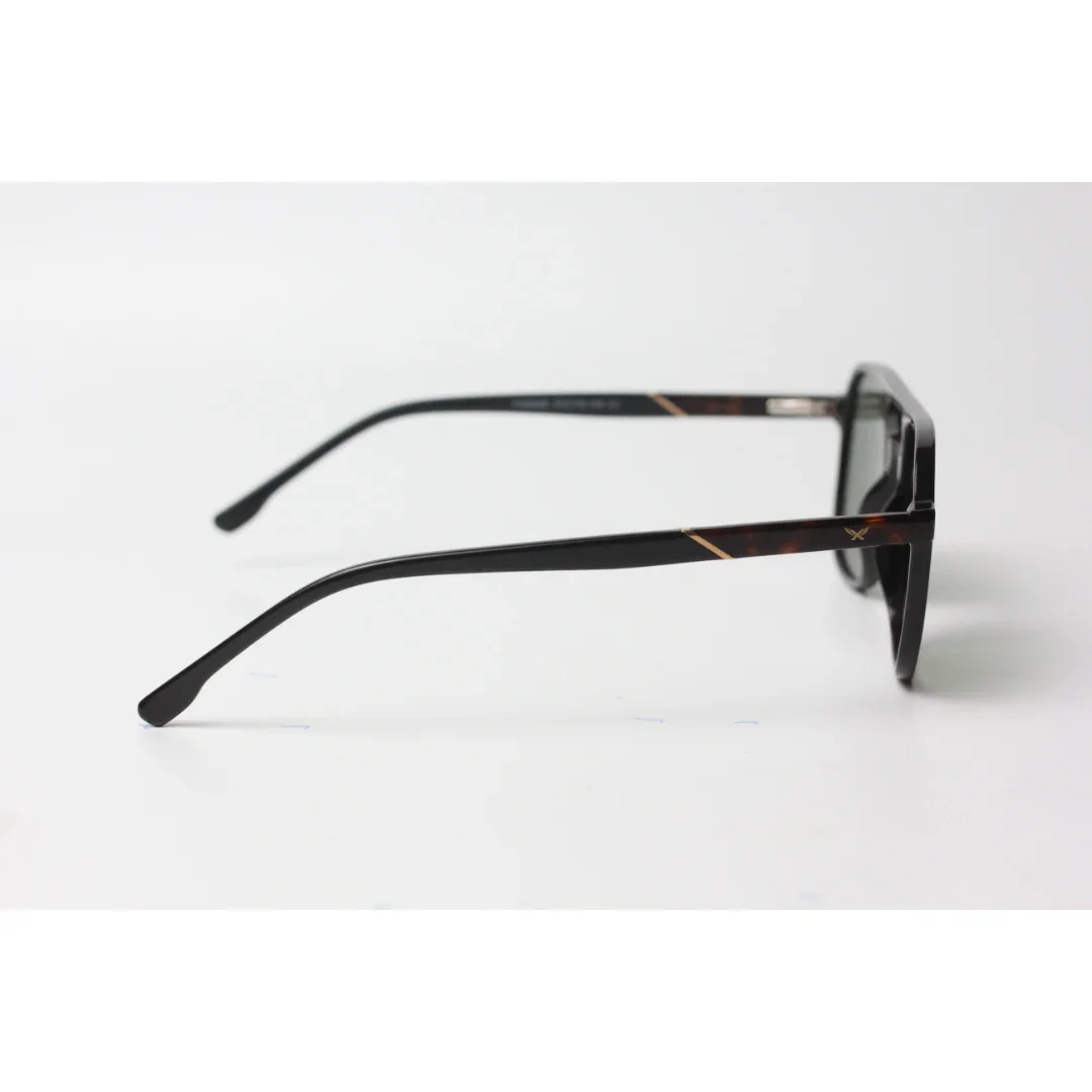 CAXMAN - 093 - Polarized - Acetate - Round - Metal - Premium Sunglasses - Eyewear - Image 6