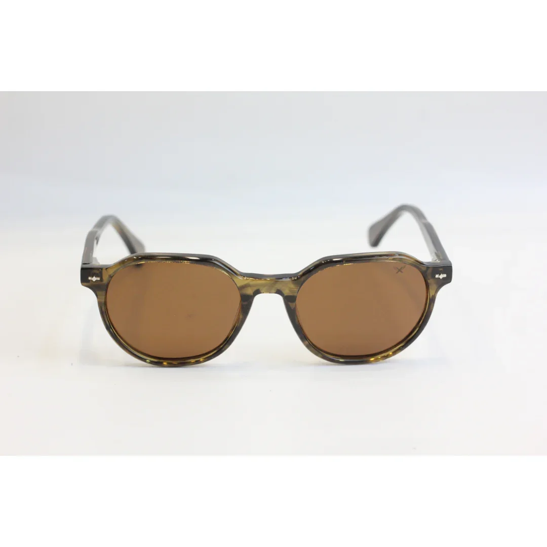 CAXMAN - SS74107 - Polarized - Acetate - Round - Acetate - Premium Sunglasses- Eyewear - Image 5