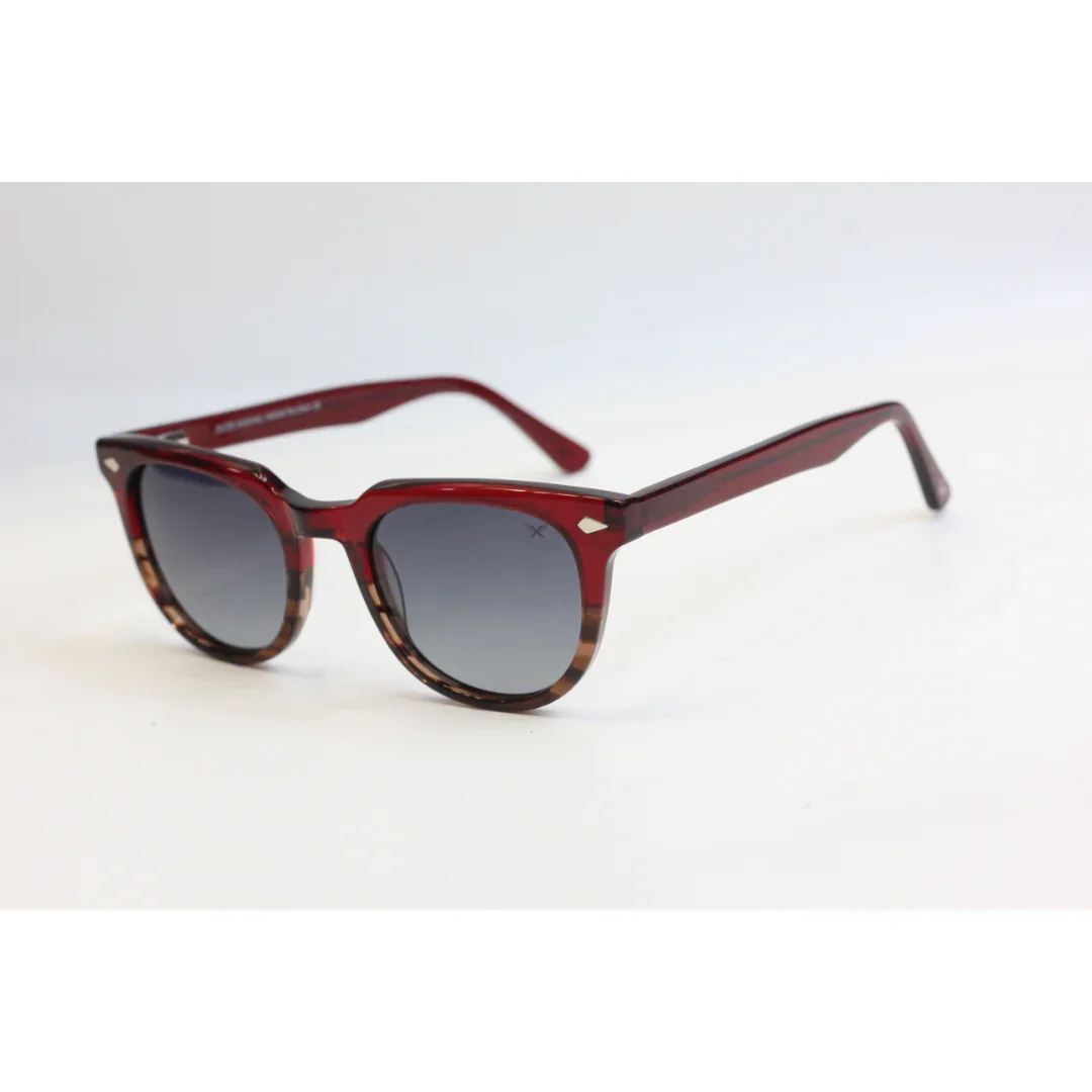 CAXMAN - SS7415 - Polarized - Acetate - Round - Acetate - Premium Sunglasses- Eyewear