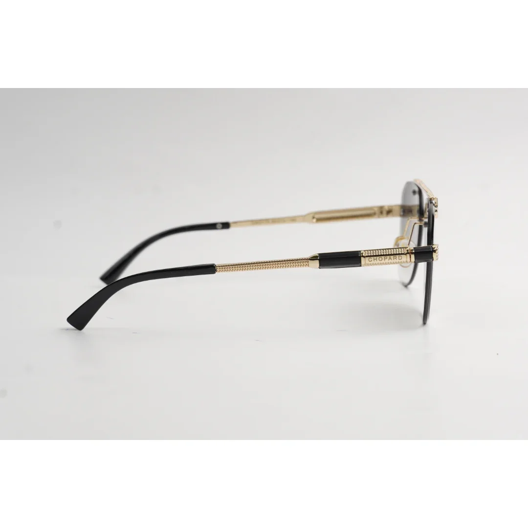 Chopard - R95 - Golden - Double Bridge - Rimless - Metal - Aviator Round - Sunglasses - Eyewear - Image 12