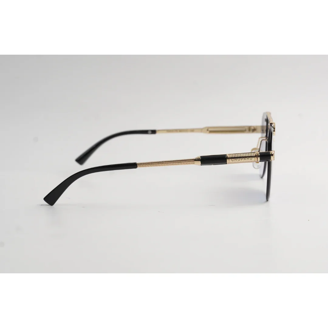 Chopard - R95 - Golden - Double Bridge - Rimless - Metal - Aviator Round - Sunglasses - Eyewear - Image 6