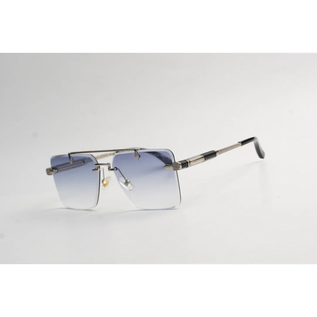 Chopard - R96 - Golden - Double Bridge - Rimless - Metal - Square - Sunglasses - Eyewear