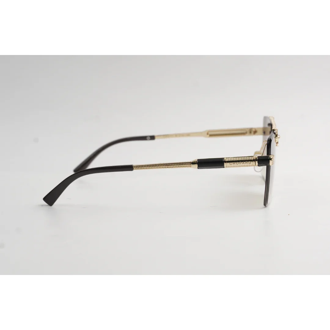 Chopard - R96 - Golden - Double Bridge - Rimless - Metal - Square - Sunglasses - Eyewear - Image 6