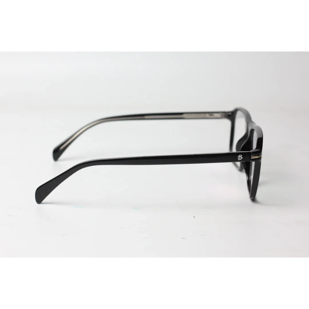 David Beckham - 2105 - Black - Acetate - Rectangle - Optics - Eyewear - Image 3