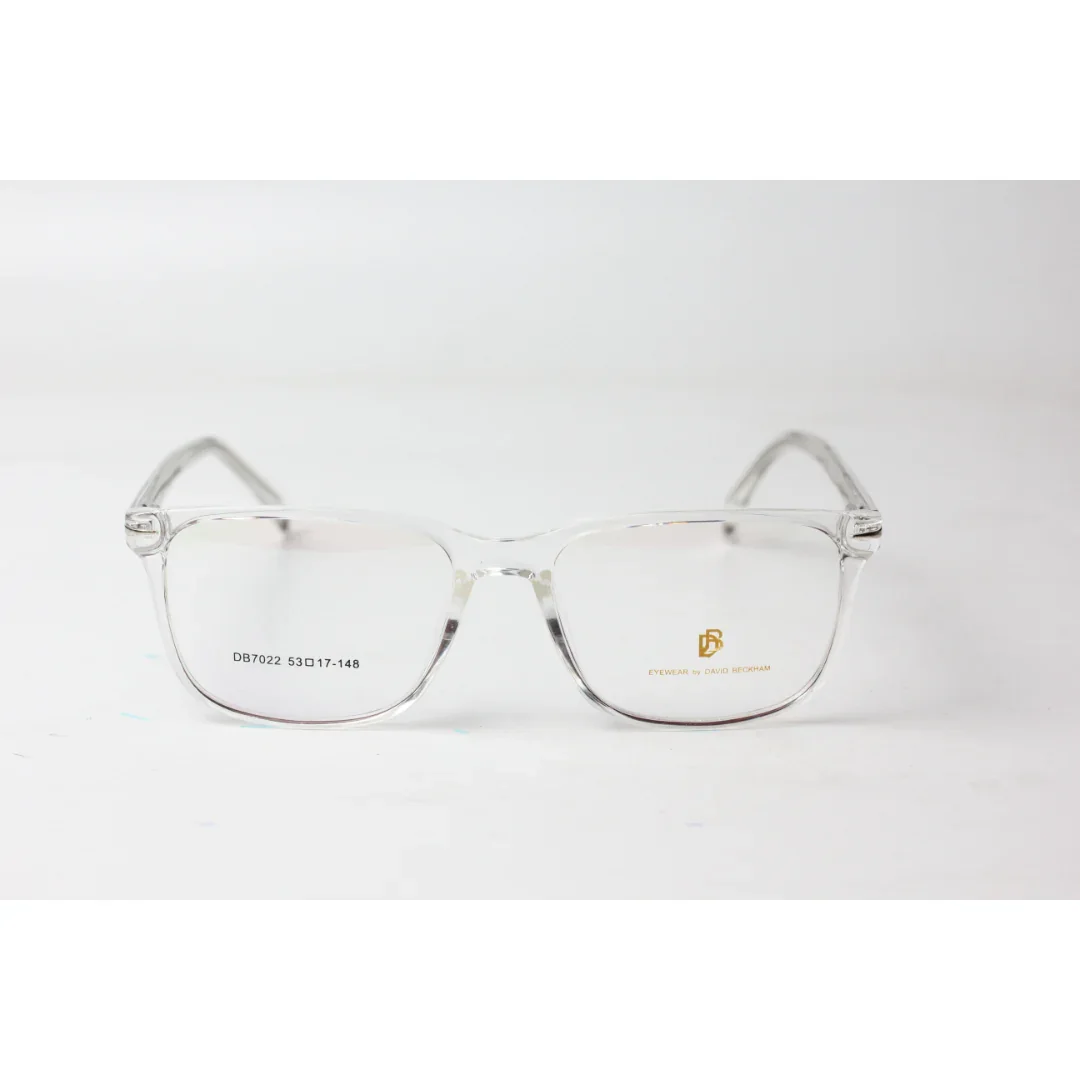 David Beckham - 2106 - White Transparent - Acetate - Rectangle - Optics - Eyewear - Image 2