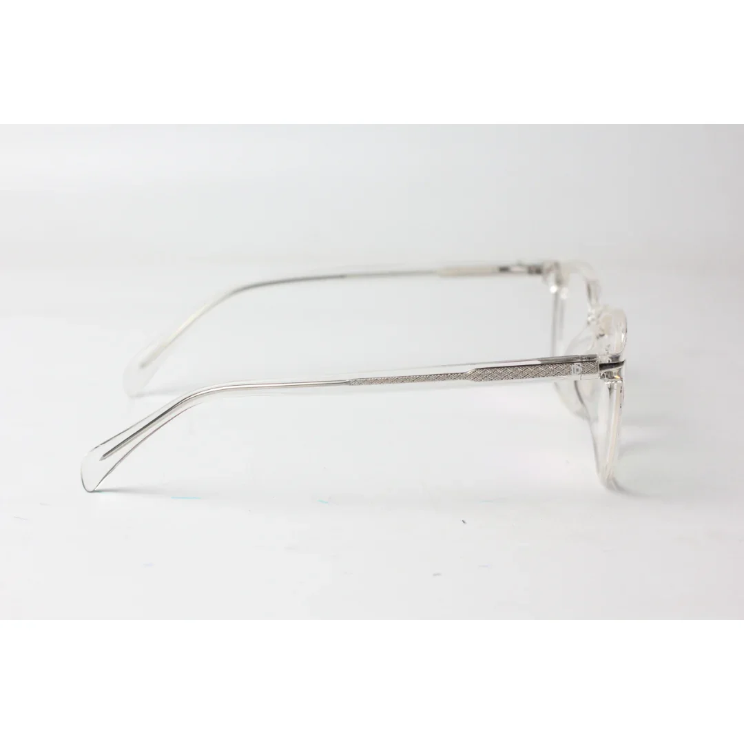 David Beckham - 2107 - Transparent White - Acetate - Round - Optics - Eyewear - Image 3