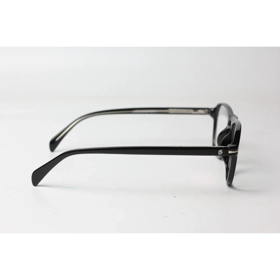 David Beckham - 2108 - Black - Acetate - Round - Optics - Eyewear - Image 3