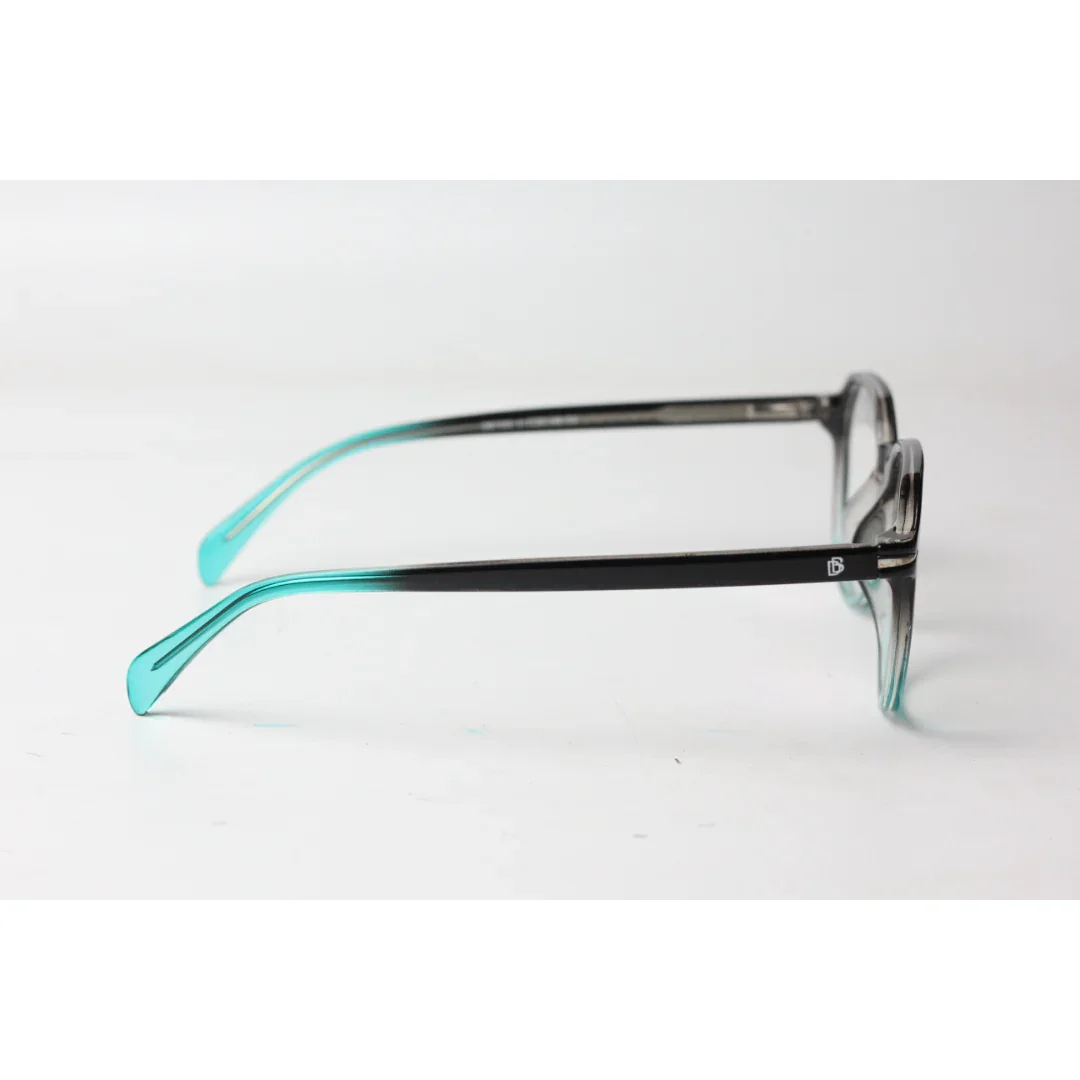 David Beckham - 2111 - Black - Blue - Acetate - Round - Optics - Eyewear - Image 3