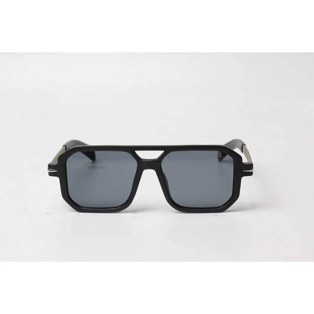 David Beckham - 4006 - Matt Black - Acetate - Metal - Rectangle - Sunglasses - Eyewear - Image 2
