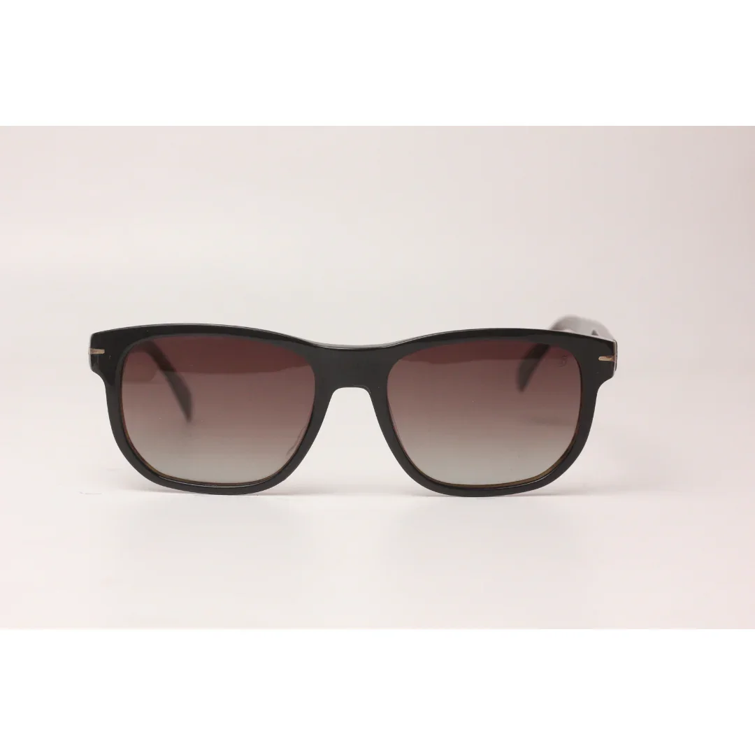 David Beckham - DB 1045 - Polarized - Brown - Acetate - Rounded Square - Premium Sunglasses - Eyewear - Image 2