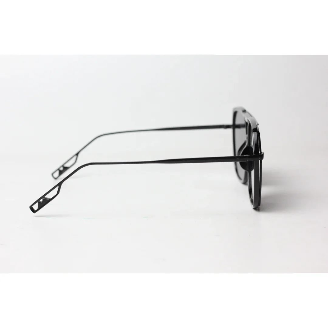 Dior - 650 - Oversize - Black - Metal - Round - Square - Sunglasses - Eyewear - Image 3
