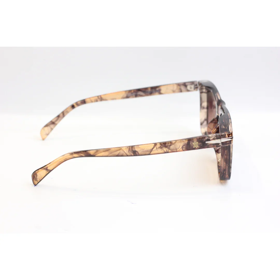 DOMINIC - 1887 - Marble Brown - Gradient - Acetate - Square - Sunglasses - XSHADES Eyewear - Image 3