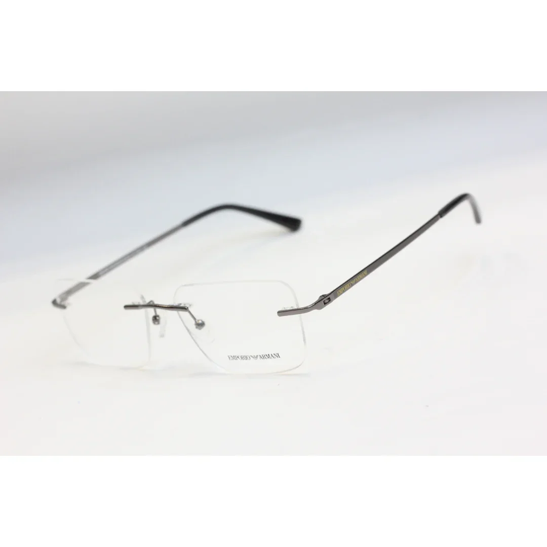 Emporio Armani - 5711 - Rimless - Metal - Rectangle - Premium Optics - Eyewear