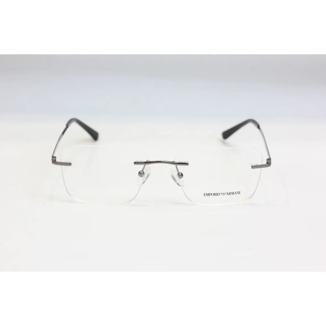 Emporio Armani - 5711 - Rimless - Metal - Rectangle - Premium Optics - Eyewear - Image 2