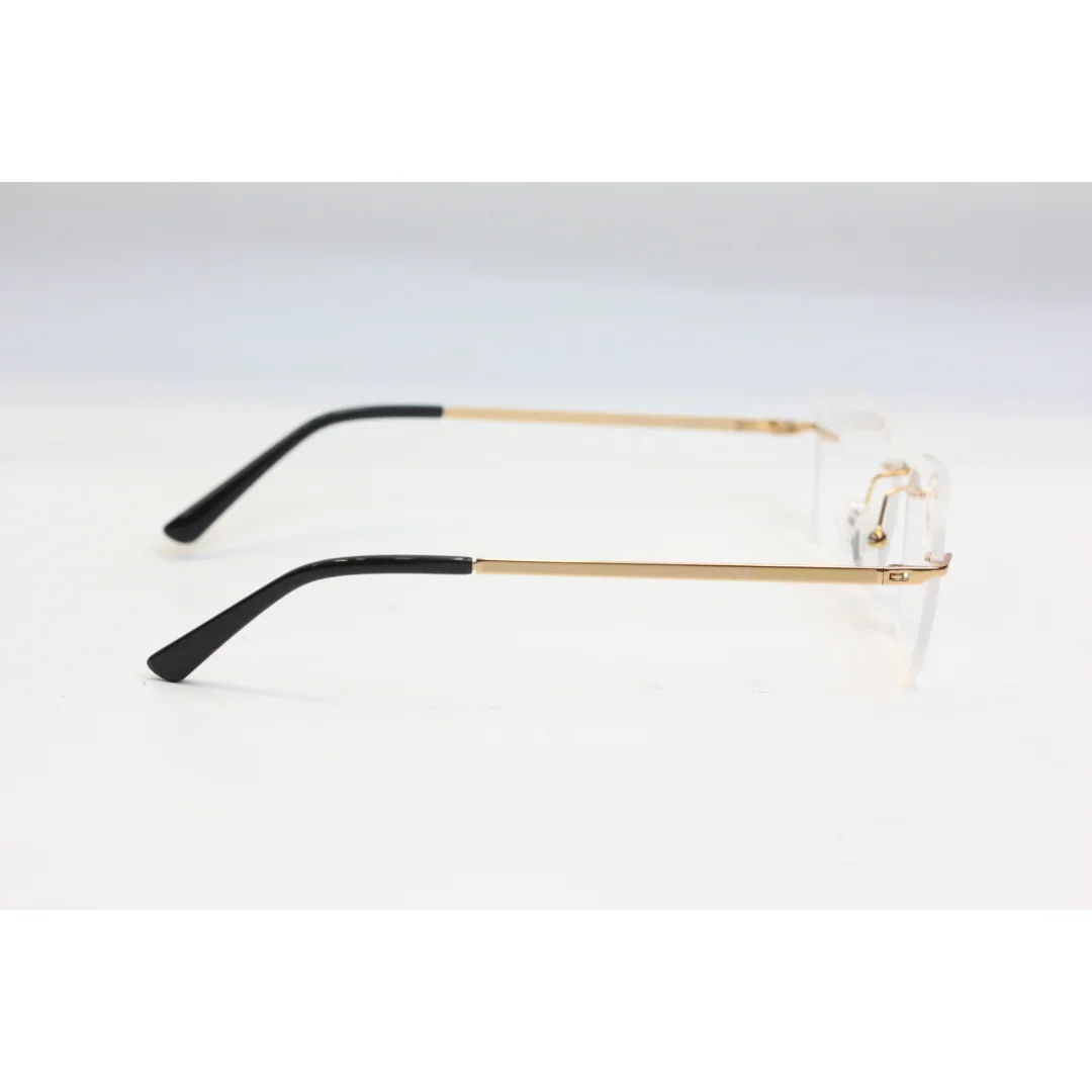 Emporio Armani - 5711 - Rimless - Metal - Rectangle - Premium Optics - Eyewear - Image 6