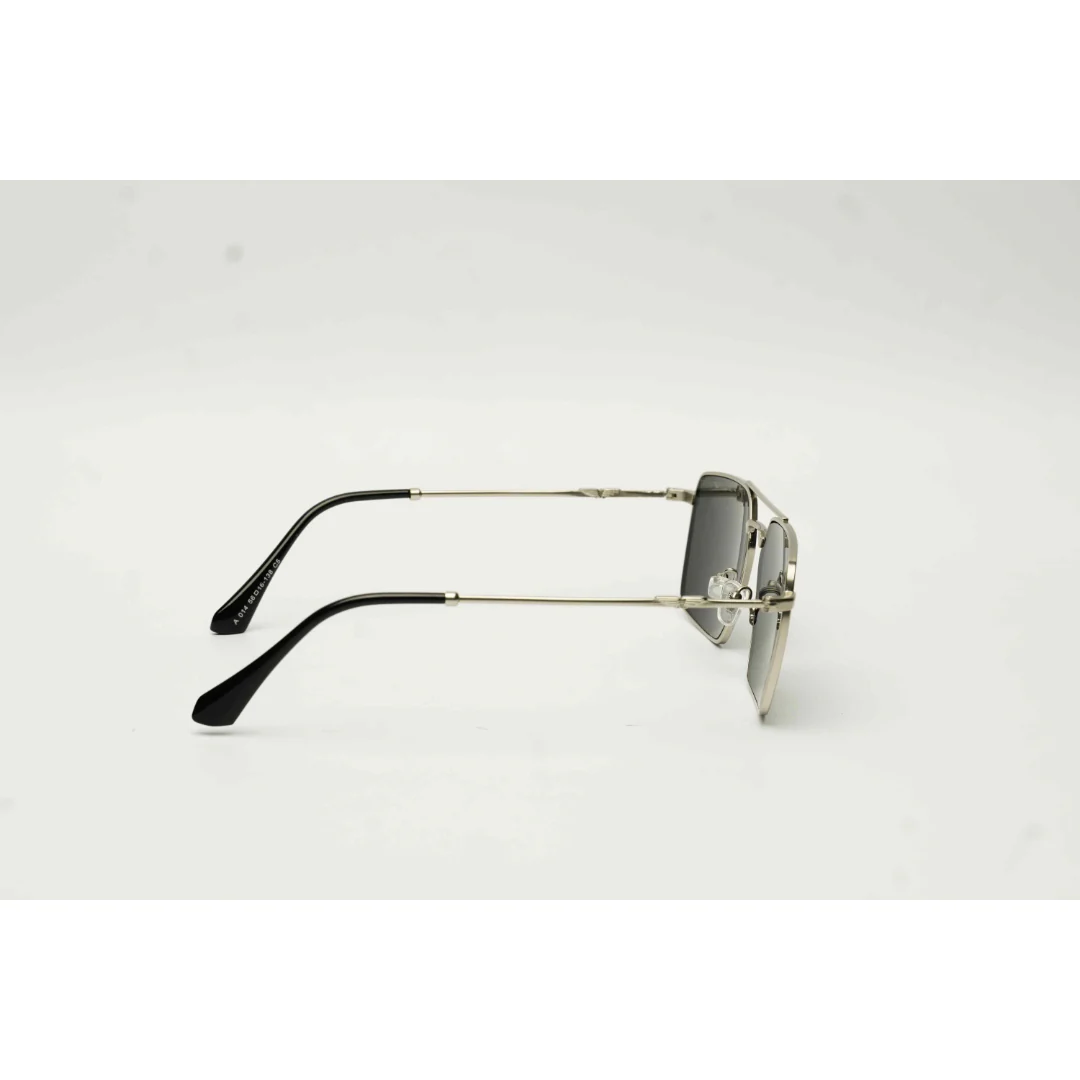 Emporio Armani - A104 - Metal - Sleek - Square - Sunglasses - Eyewear - Image 3