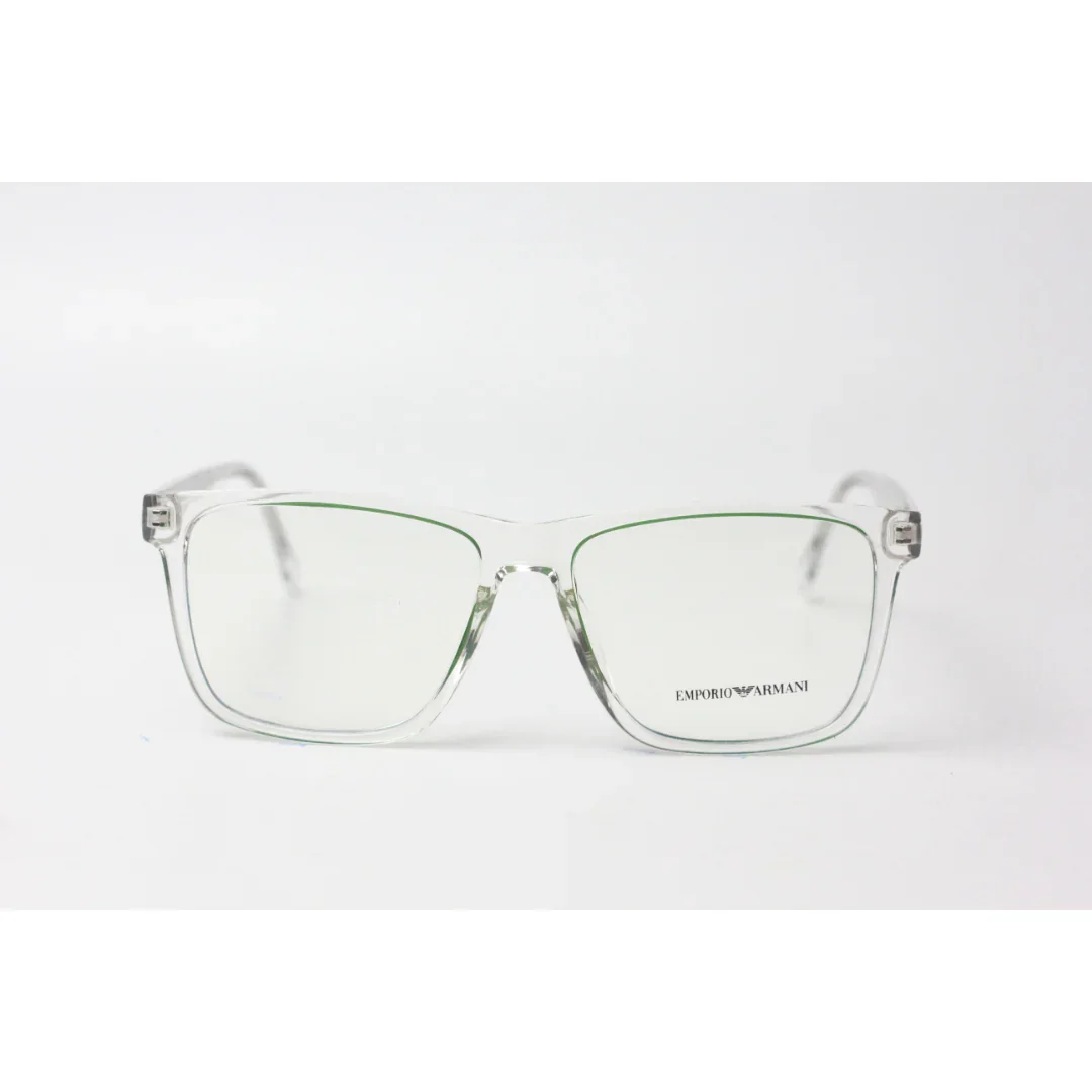 Emporio Armani - Glow Rim - 1882 - White Transparent - Acetate - Rectangle - Optics - Eyewear - Image 5