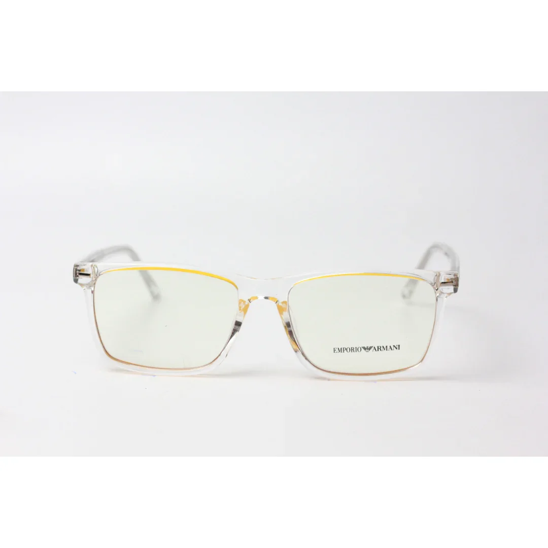 Emporio Armani - Glow Rim - 1883 - White Transparent - Acetate - Rectangle - Optics - Eyewear - Image 11
