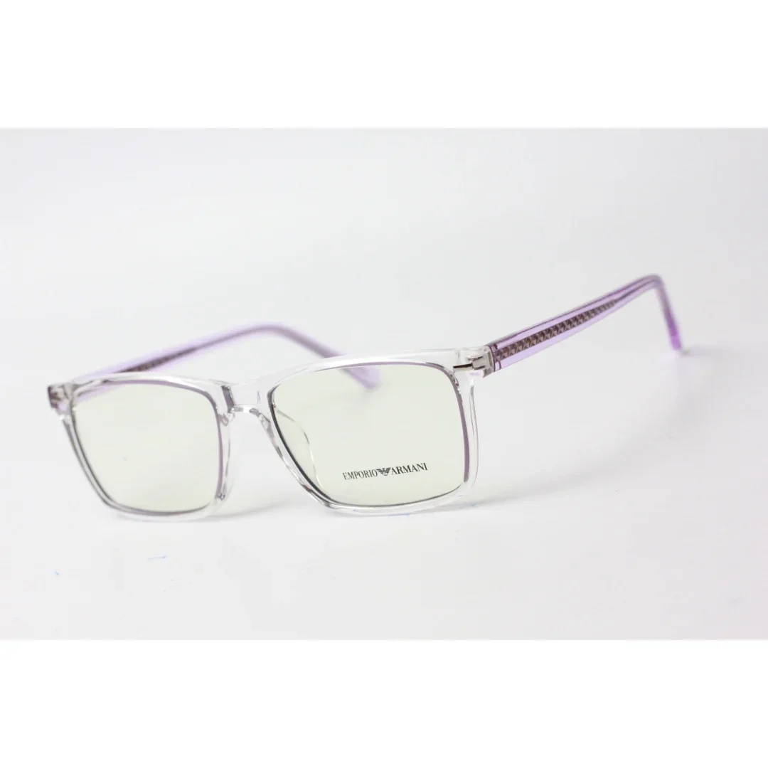 Emporio Armani - Glow Rim - 1883 - White Transparent - Acetate - Rectangle - Optics - Eyewear - Image 19