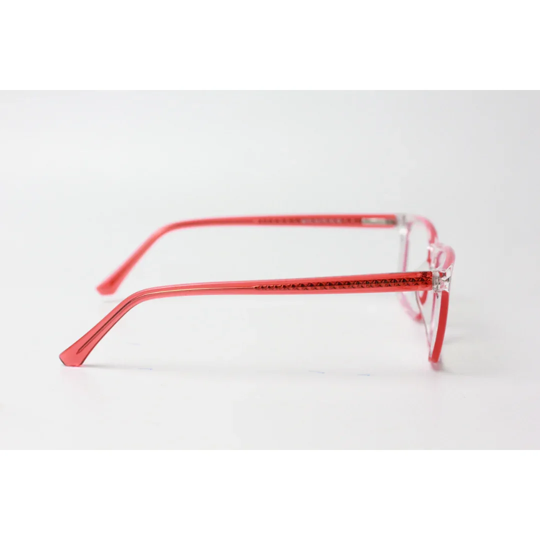Emporio Armani - Glow Rim - 1883 - White Transparent - Acetate - Rectangle - Optics - Eyewear - Image 3
