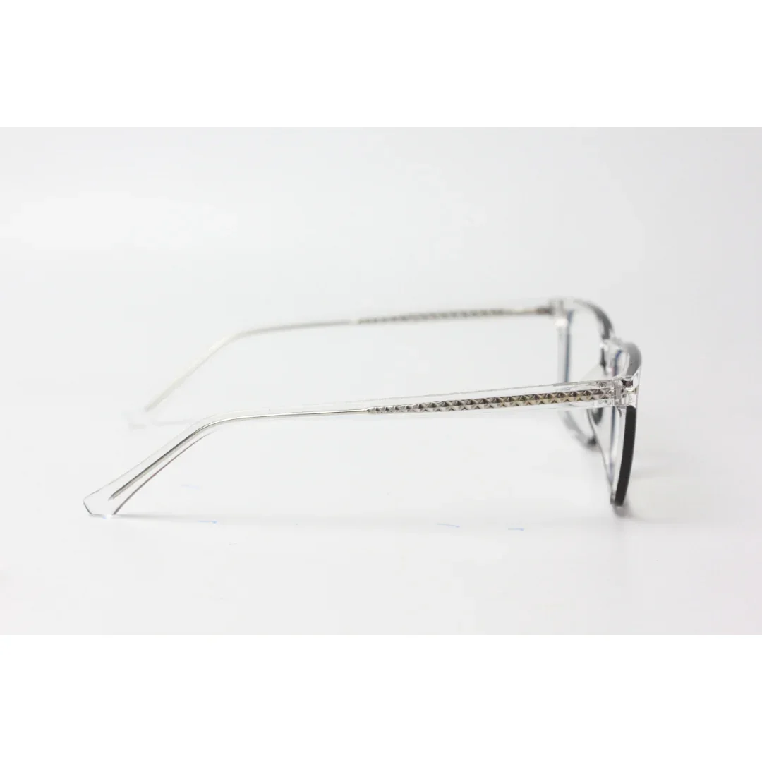 Emporio Armani - Glow Rim - 1883 - White Transparent - Acetate - Rectangle - Optics - Eyewear - Image 9